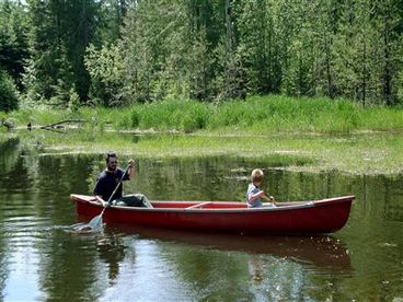 Tent Cabin Rentals at Huckleberry Tent and Breakfast near Sandpoint Idaho