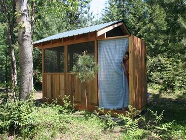 Tent Cabin Rentals at Huckleberry Tent and Breakfast near Sandpoint Idaho