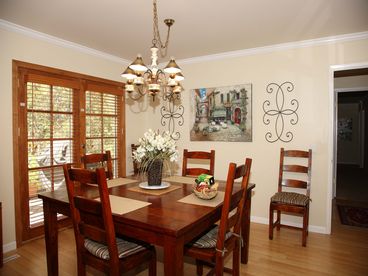 Dining with Service for 8.   French Doors to Deck for Outdoor Dining!