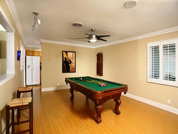 Game Room w/ Darts & 8 Foot Pool Table