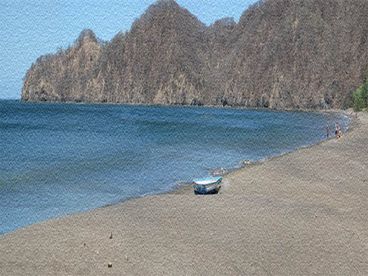 Walk to this beach in Playa Del Coco