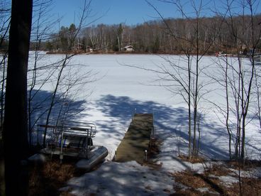 Winter view from the patio