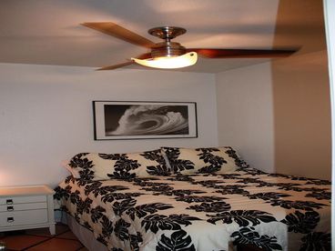 New temperpedic memory foam mattress. Bedroom has A/C. You will have a great night sleep as you fall asleep to the sound of the ocean.