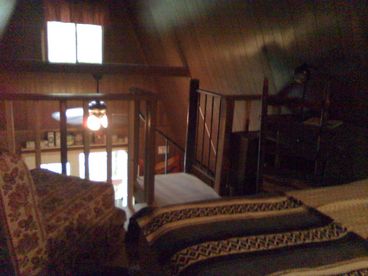 Master bedroom in loft 
