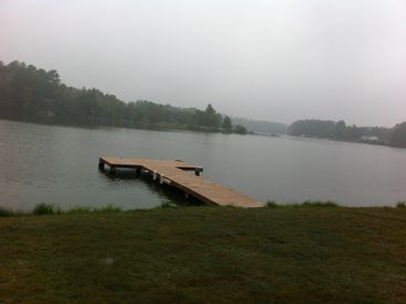 Large pier will handle most any size boat