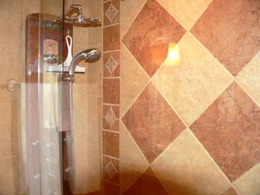 Shower panel with body jets