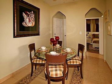 Elegant and comfortable dining area