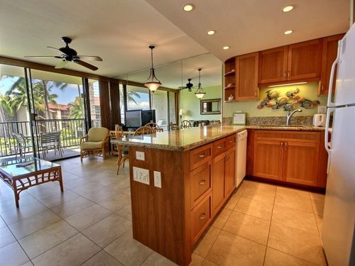 Remodeled Kitchen with ice maker, microwave, blender, coffee pot - fully stocked for everything you need for the BBQ