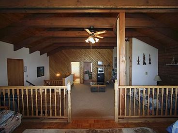 upstairs