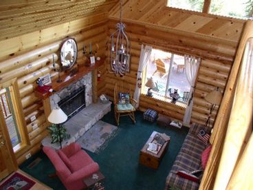 View of Living Room from Upstairs