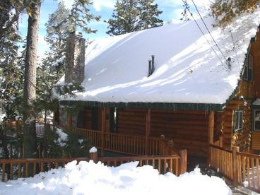 Front of Home in the Snow