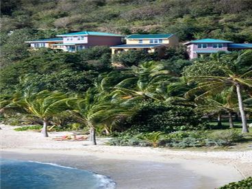 Private villas and beach