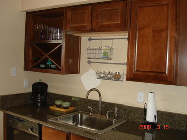 New kitchen with granite countertops!