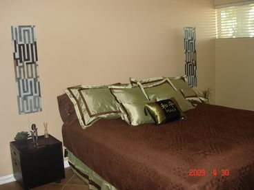 Cushy king bed