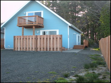 Front of home has parking for up to 4 regular vehicles