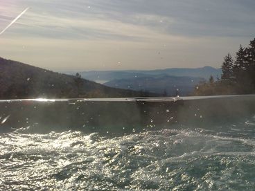 View from the guest hot tub