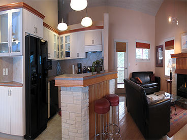 The Gate House living area