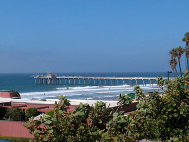 View of Scripps Pier from the living room
