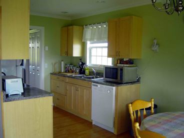 A look at the kitchen area of our property