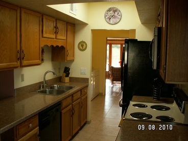 Kitchen, Looking toward Laundry and AZ Room 