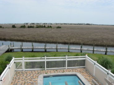 View overlooking pool