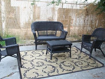 shaded seating