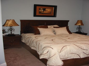 Bedroom with Floor to Ceiling of the Little Lagoon