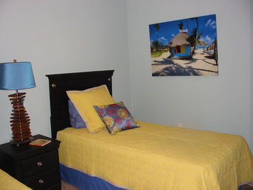 Bedroom with Floor to Ceiling of the Little Lagoon