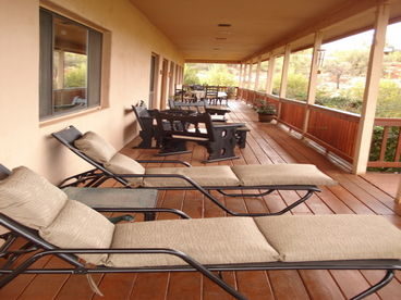 RELAX ON THE WRAP AROUND DECK OVERLOOKS RED ROCKS OF SEDONA