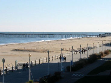 View from Balcony of Virginia Beach Oceanfront