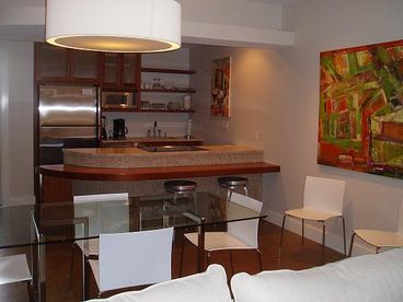 Kitchen and dining area