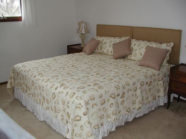 King Bed in Master Bedroom