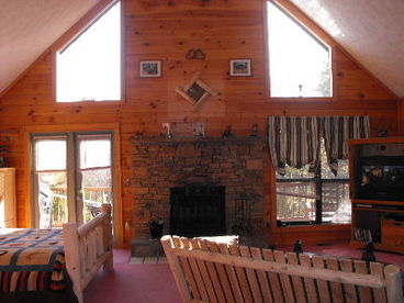 View out back of Cabin