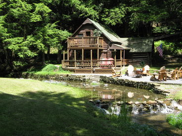 A CABIN BY THE STREAM