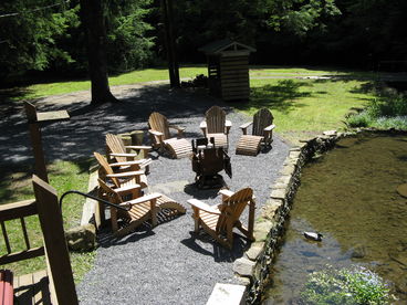 A CABIN BY THE STREAM