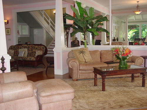 Living Room looking on to Family Room
