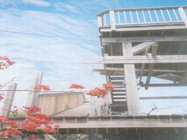 Lower deck and stairs to top deck