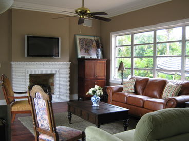 Living Room backyard view