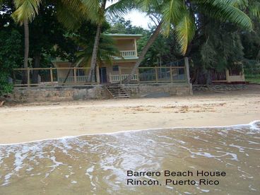 ... step from the back directly on to the beach.