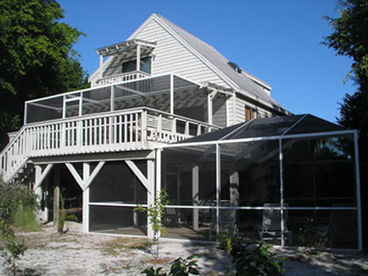 Screened Back Porch and Pool