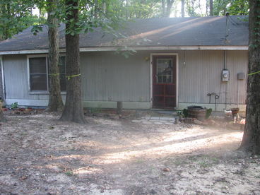 front of cabin