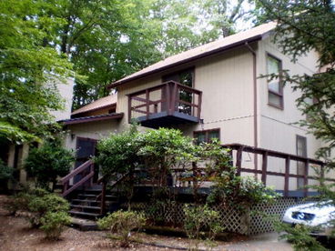 Back side of home