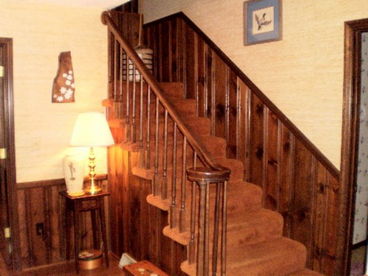 Stairway from foyer