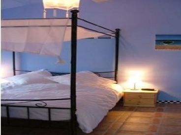 Bedroom on the 2nd floor of the holiday home in Languedoc Roussillon.