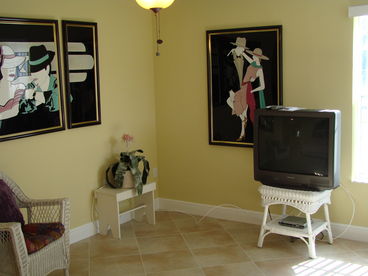 Living room with 32\