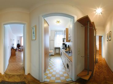Kitchen and hallway apt. no. 3, 6 and 12