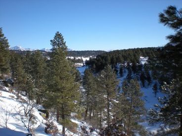 Martinez Canyon is just across the road for awesome treks and snowshoing in the San Juan NF.