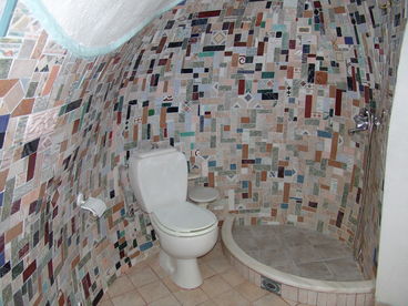 toilette and shower