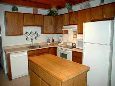 We have put everything in the kitchen you could ever want.  Why not put a meal in a crock pot, go skiing and come home to a cooked dinner?  We have a crock pot just for you!