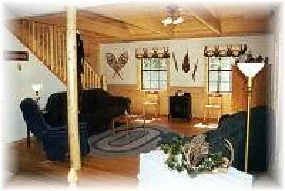This opened area is great for family time!